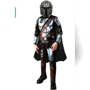 Halloween Cosplay SIKKECO Kids Mandalorian Costume w Helmet - size L (9 - 10 yo)